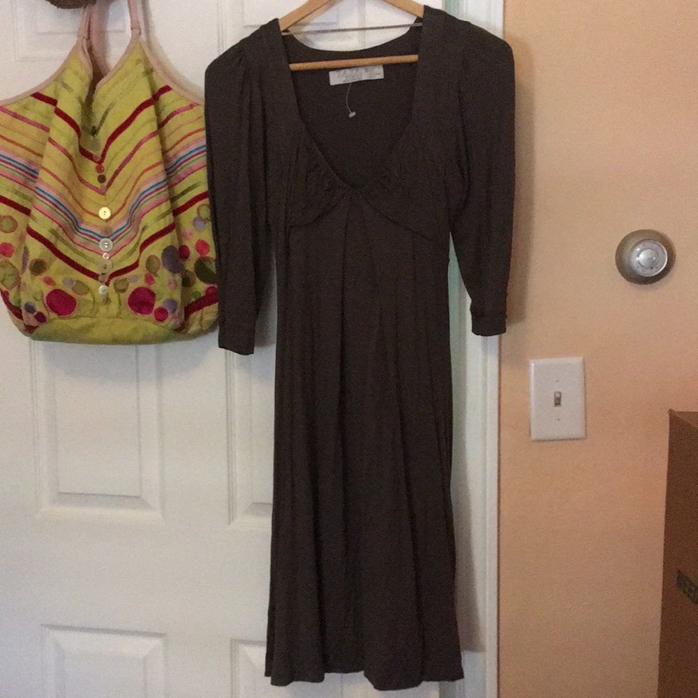 Zara low-cut stretch viscose dress